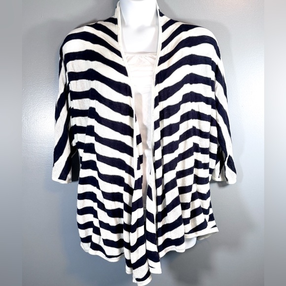 Lane Bryant Striped Open Front Cardigan – Size 26/28 - Picture 2 of 5
